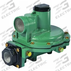 FISHER LPG Pressure Regulator: Lever-Acting Gas, 1,400,000 BtuH Gas Capacity, Aluminum, NPT x NPT (MPN R622-CFF). Key specifications — Brand: FISHER LPG; Body Material: Aluminum.