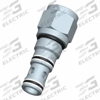 BUCHER HYDRAULICS Cartridge Valve: Screw-In, Screwdriver Adjustment, C10-25 Valve Cavity Size, LCEF (MPN LCEF-10-N-A-F-0-435). Key specifications — attr1012059: LCEF-10-N-A-F-0-435; attr1250696: LCEF; attr1011660: Nitrile; attr1011632: Screwdriver; attr1011635: BUCHER HYDRAULICS; attr1011636: Steel; attr1011644: C10-25.