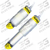 FLOWLINE Optic Leak Detector: Leak Detection Switch, For Corrosive Liquids Media Type, 3/4 in NPT (MPN LO10-1305). Key specifications — Output Voltage Range: 4 to 20mA; Output Wire Configuration: 4-Wire; Accuracy: +/-1 mm; Mounting Orientation: Vertical; Nameplate Voltage: 12/36V DC; Probe Material: Polypropylene; Brand: FLOWLINE.
