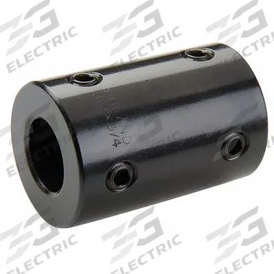 RULAND MANUFACTURING Rigid Shaft Coupling: 8 mm Bore Dia 1, 8 mm Bore Dia 2 - Set Screw Rigid Shaft Couplings