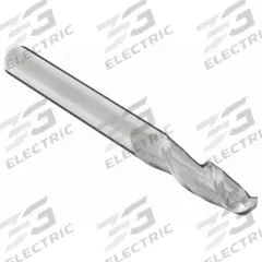 APPROVED VENDOR Ball End Mill: Carbide, 2 Flute, 7/16" Mill Dia, 2" LOC, 4" OAL (MPN 224-001050)
