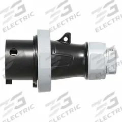 LEVITON Pin and Sleeve Plug: Black, 600V AC, Three Phase, 30 A, 3 Pole, 4 Wire, IEC Grounding (MPN 430P5WLEV). Key specifications — Brand: LEVITON.