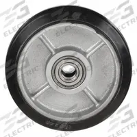 DAYTON Wheel: 6 in Overall Ht, 250 lb Load Capacity, 6 in H x 1 1/2 in W, 6 in Overall Lg, Black (MPN MH34D64402G). Key specifications — Compatible Grainger Part Number: 34D648; Manufacturer Part Number: MH34D64402G; Accessory Type: Mold-On Wheel; Compatible with Product Type: Hand Truck.