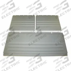 RUBBERMAID COMMERCIAL PRODUCTS Back/Side Panels: For 4MC26/4YX42/5M691/5M692, 3 PK (MPN FG4093L1GRAY). Key specifications — For Use With Grainger Item Number: 5M691; Product Type: Back/Side Panels; Brand: RUBBERMAID COMMERCIAL PRODUCTS.