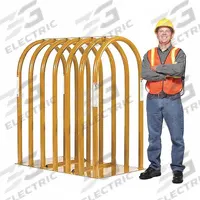 KEN-TOOL Tire Inflation Cage: Tire Inflation Cage, 7-Bar Cage, 485 lb Wt, 46 in Overall Ht (MPN T108). Key specifications — Compatible Tire Type: Tractor Tires; Brand: KEN-TOOL.
