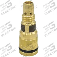 MILLER ELECTRIC Gas Diffuser: AccuLock MDX, For MDX-250/250 EZ-Select MIG Gun, 2 PK (MPN D-M250). Key specifications — Brand: MILLER ELECTRIC; For Contact Tip Series: AccuLock MDX; Connection Type: Threaded; Gas Diffuser Number: D-M250.