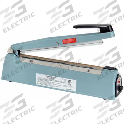 MIDWEST PACIFIC Heat Sealer: 12 in Max Seal Lg, 1/8 in Max Seal Wd, 6 mil Max. Seal Thick - Tabletop Impulse Sealers