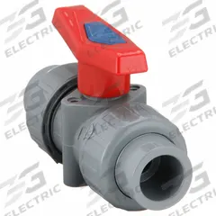APPROVED VENDOR Manual Two-Way Ball Valve: 1/2 in Size, CPVC, Straight, Socket x FNPT, Two-Piece (MPN 4PGC4). Key specifications — Brand: APPROVED VENDOR; Handle: Lever.