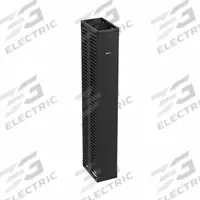 PANDUIT Vertical Dual-Sided Manager: Vertical, 45 U, Dual Side Sides, 83 7/8 in Overall Ht, Steel (MPN PR2VD12). Key specifications — Color: Black; Includes: (2) Doors; Orientation: Vertical; Brand: PANDUIT; Material: Steel; Number of Sides: Dual Side; Product Type: Dual-Sided Manager.