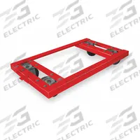 APPROVED VENDOR General Purpose Dolly: 2,000 lb, Red, 30 in L x 18 in W x 5 in H Deck, (4) Swivel (MPN 2TUL7). Key specifications — Brand: APPROVED VENDOR; Color: Red; Caster/Wheel Configuration: (4) Swivel; Lip Type: Flush; With Tow Eye: Yes.