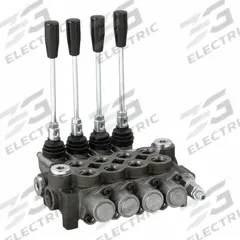 CHIEF Hydraulic Directional Valve: Four-Way / Three Positions, Tandem Center, 10 gpm Max Flow Rate (MPN 4P40). Key specifications — attr1017968: CHIEF; attr1017969: Tandem Center; attr1018005: Spring Center to Neutral.