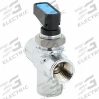 AIGNEP USA Manual Three-Way Ball Valve: 1/4 in, Chrome-Plated Brass, FNPT x FNPT x FNPT, One-Piece (MPN 86710-04). Key specifications — Brand: AIGNEP USA; Handle: Wedge.