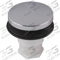 APPROVED VENDOR Drain Stopper: Plastic, Chrome-Plated, Toe Touch (MPN 35229). Key specifications — Color: Silver; Material: Plastic.
