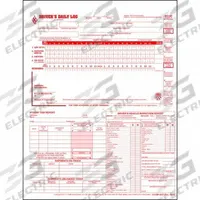 JJ KELLER Drivers Daily Logbook 5 In 1: Driver's Daily 5-in-1 Log Book, Carbonless, English, 31 PK (MPN 8537). Key specifications — Forms Included: Detailed DVIR; Features: Log Completion Instructions on Back Cover; Format: Loose Leaf; Includes Carbon: Carbonless; Language: English; Log Type: Driver's Daily 5-in-1 Log Book; Ply Count: 2-Ply.