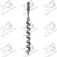 AMS Flighted Screw Auger Head: Carbon Steel, 1 1/2 in Overall Dia, 12 in Overall Lg, Quick Connect (MPN 305.02). Key specifications — Connection Type: Quick Connect; Brand: AMS; Product Type: Flighted Screw; Material: Carbon Steel.