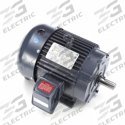 MARATHON MOTORS Three Phase TEFC Motor: Rigid Base Mount, Totally Enclosed Fan Cooled - Rigid Base 3-Phase General Purpose AC Motors