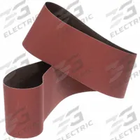 3M Sanding Belt: 7 7/8 in W x 68 7/8 in L, Ceramic, 60 Grit, YF Wt Polyester Backing, 767F, 20 PK. Key specifications — Brand: 3M; Series: 767F.
