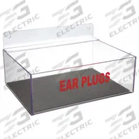 APPROVED VENDOR Ear Plug Dispenser: Empty Dispenser, 100 Pairs, Wall Dispenser Mounting (MPN 3TCN5). Key specifications — Material: High Impact PETG; Capacity - Pairs of Earplugs: 100 Pairs; Dispenser Mounting Style - MERCH: Wall; Lid Style: Open; Brand: APPROVED VENDOR.
