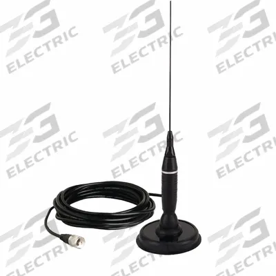 COBRA Fiberglass Antenna: Helical Antenna, Fits Cobra/President/Radioddity/Stryker/Uniden - Cobra-Compatible Antennas