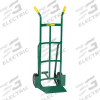 APPROVED VENDOR General Purpose Hand Truck: 800 lb, Dual-Handle Handle, Green, Steel, Flat-Free (MPN TF-362-8S). Key specifications — Brand: APPROVED VENDOR; Color: Green.