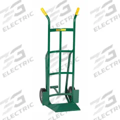 APPROVED VENDOR General Purpose Hand Truck: 800 lb, Dual-Handle Handle, Green, Steel, Flat-Free (MPN TF-362-8S). Key specifications — Brand: APPROVED VENDOR; Color: Green.
