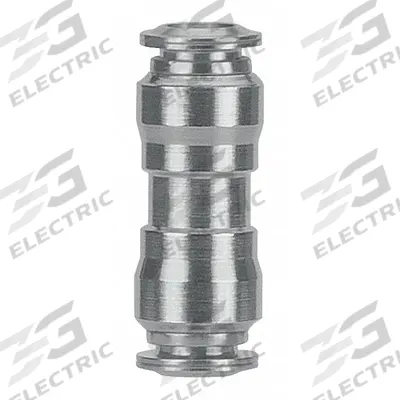 AIGNEP USA Push-Fit Adapter Fitting: 10 mm OD x 10 mm OD Size - Stainless Steel Tube Fittings