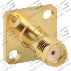 POMONA SMA Female Panel Mount Adapter: SMA Female Panel Mount Adapter, 1000 Vrms, Beryllium Copper (MPN 72973). Key specifications — Manufacturer Part Number: 72973; Housing Material: Brass; Product Type: SMA Female Panel Mount Adapter; Voltage Rating: 1000 Vrms; Brand: POMONA.