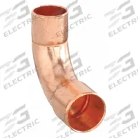 NIBCO Sweat Fitting Elbow: 1 1/4 in CTS x 1 in CTS, Cup x FTG, Wrot Copper (MPN 607LTR 11/4X1)
