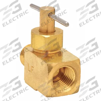 APPROVED VENDOR Needle Valve: Inline Valve Body, Brass, 1/8 in Pipe Size, FNPT x MNPT, Female - Brass Straight-Body Needle Valves