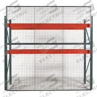 WIRECRAFTERS Aisle Guard: 1 Bays, 96 in x 1 1/4 in x 60 in, 10 ga, Steel, Powder Coated, Gray (MPN BACK85). Key specifications — Brand: WIRECRAFTERS; Material: Steel; Includes Hardware: No; Finish: Powder Coated; Color: Gray.