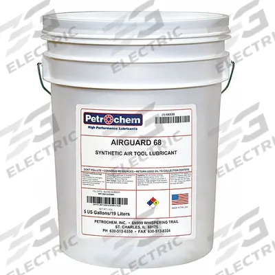 PETROCHEM Air Tool Oil: Synthetic, -55°F Min. Op Temp., 450°F Max. Op Temp., NSF H2 - Air Tool Lubricants
