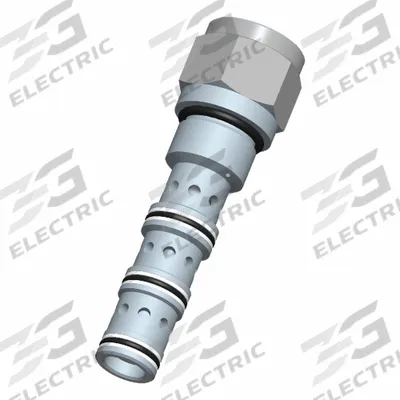 BUCHER HYDRAULICS Cartridge Valve: Screw-In, Screwdriver Adjustment, C12-40 Valve Cavity Size - Load Sense Steering Cartridge Valves