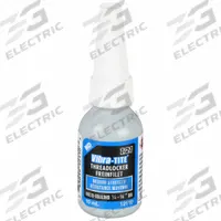 VIBRA-TITE Medium-Strength Threadlocker: 121, Blue, High-Temp Resistant, 0.34 fl oz, Bottle, 1 EA (MPN 12110)