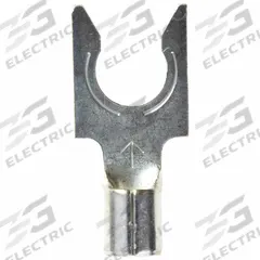 3M Fork Terminals: Bare, 1/4 in Stud Size, 12 AWG – 10 AWG Wire Range, Locking Fork, 600 V (MPN M10-14FLK). Key specifications — attr1307963: M10-14FLK; attr1307967: 3M.