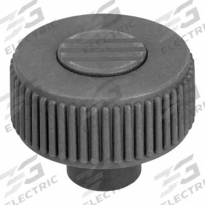 KIPP Hand Knob: Knurled, Plastic w/ Steel Thread, M8 Thread, 14 mm Thread Lg - Knurled Knobs with Threaded Hole