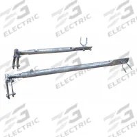 GARLOCK SAFETY SYSTEMS Ladder Connector: 24 in x 3 1/2 in, Permanent, Ladder Connector, Hardware (MPN 301406). Key specifications — Fold-Down Capable: No; Guardrail Component: Ladder Connector; Material: Steel; Color: Gray; For Use With: Fixed Ladders; Includes: Hardware; Installation Type: Permanent; Sub-brand: LadderGuard(TM).