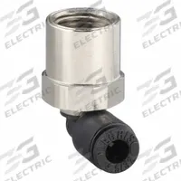 LEGRIS Push-Fit Elbow Fitting: 5/32 in OD x 1/8 in Pipe Size, Push-to-Connect x FNPT, Black, 10 PK (MPN 3009 04 11). Key specifications — Brand: LEGRIS; Thread Size A: 1/8".