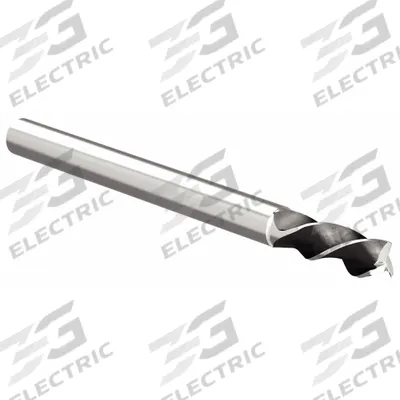 WIDIA HANITA Corner Radius End Mill: Carbide, 3 Flute, 4 mm Mill Dia, 8 mm LOC - Reduced-Neck Fast-Cutting Carbide Corner-Radius End Mills for Aluminum
