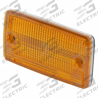 GROTE Cab Marker Lamp: Marker Light, Incandescent, Rectangular, Recessed Mount - Marker Lights
