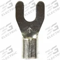 3M Fork Terminals: Bare, #6 Stud Size, 12 AWG – 10 AWG Wire Range, Std Fork, 600 V (MPN M10-6FK). Key specifications — attr1307963: M10-6FK; attr1307967: 3M.