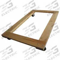 APPROVED VENDOR General Purpose Dolly: 1,000 lb, Brown, 36 in L x 24 in W x 6 in H Deck, (4) Swivel (MPN 48J064). Key specifications — Brand: APPROVED VENDOR; Color: Brown; Caster/Wheel Configuration: (4) Swivel; Lip Type: Flush; With Tow Eye: No.