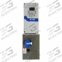 EATON Variable Frequency Drives: In Phase Three, Out Phase Three, 2 hp, 7.5 A Output Current - Max (MPN EHC7D51E1K00000000). Key specifications — Style: Enclosed HVAC Drive; Color: White; Output Phase: Three.