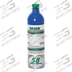 GASCO Calibration Gas: Nitrogen, Refillable, +/-5% Accuracy, HCN, Calibration Gas, Calibration Gas (MPN X02NI99CA580025). Key specifications — For Use With: All OEM Gas Detectors; Background Gas: Nitrogen; Brand: GASCO; Gas Mixture: Formonitrile 10 ppm; Reusability: Refillable.