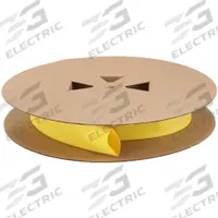 3M Heat Shrink Tubing: 0.06 in I.D. Before Shrinking, 0.03 in I.D. After Shrinking, Yellow, 3 PK (MPN FP301-1/16-1000'-YELLOW-SPOOL). Key specifications — Color: Yellow; Brand: 3M.