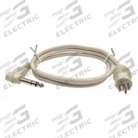 RCA Healthcare TV Jumper Cable: RCA, 5-pin Male Plug to RCA 1/4" Phono Jack, RCAJ-36-145, White. Key specifications — Manufacturer Part Number: RCAJ-36-145; Brand: RCA; Color: White; Features: Converts From 5-Pin Male Plug; For Use With: RCA J Model Televisions; Includes: Cable; Product Type: Healthcare TV Jumper Cable; Compatible With_Broad: RCA.