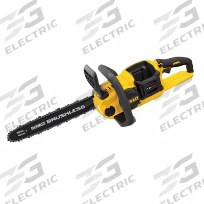 DEWALT Battery-Powered Chainsaw: 16 in Bar Lg, Rear Handle, Auto Chain Oiler, 60 V - Battery-Powered Chainsaws