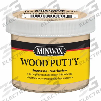 MINWAX Wood Putty: Wood Repair, 3.75 oz Container Size, Pail - Wood Repair Putties