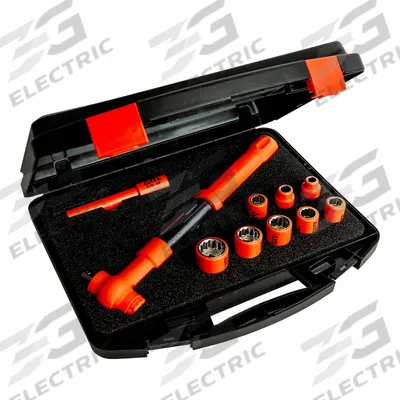 ITL Micrometer Torque Wrench: Foot-Pound/Newton-Meter, 3/8 in Drive Size - Insulated Ratcheting Micrometer Torque Wrenches