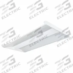 SYLVANIA Troffer Fixture: 4 ft Lg, 2 ft Wd, 3,100 lm_3,750 lm_4,250 lm, 4000K, 34 W, 120V AC (MPN VOLUME5AS/034UNVD840/24U/WH). Key specifications — attr1261884: 120V AC; attr1261878: SYLVANIA; attr1261883: (2) 28W T8; attr1261870: 4000K; attr1261880: Yes.