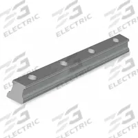 Profile Ball Rail: 25, 1,240 mm Overall Lg, 23 mm Overall Wd, 22.7 mm Overall Ht, Steel (MPN 521H25A+1240). Key specifications — Brand: THOMSON; Size: 25; Nominal Rail Size: 25.